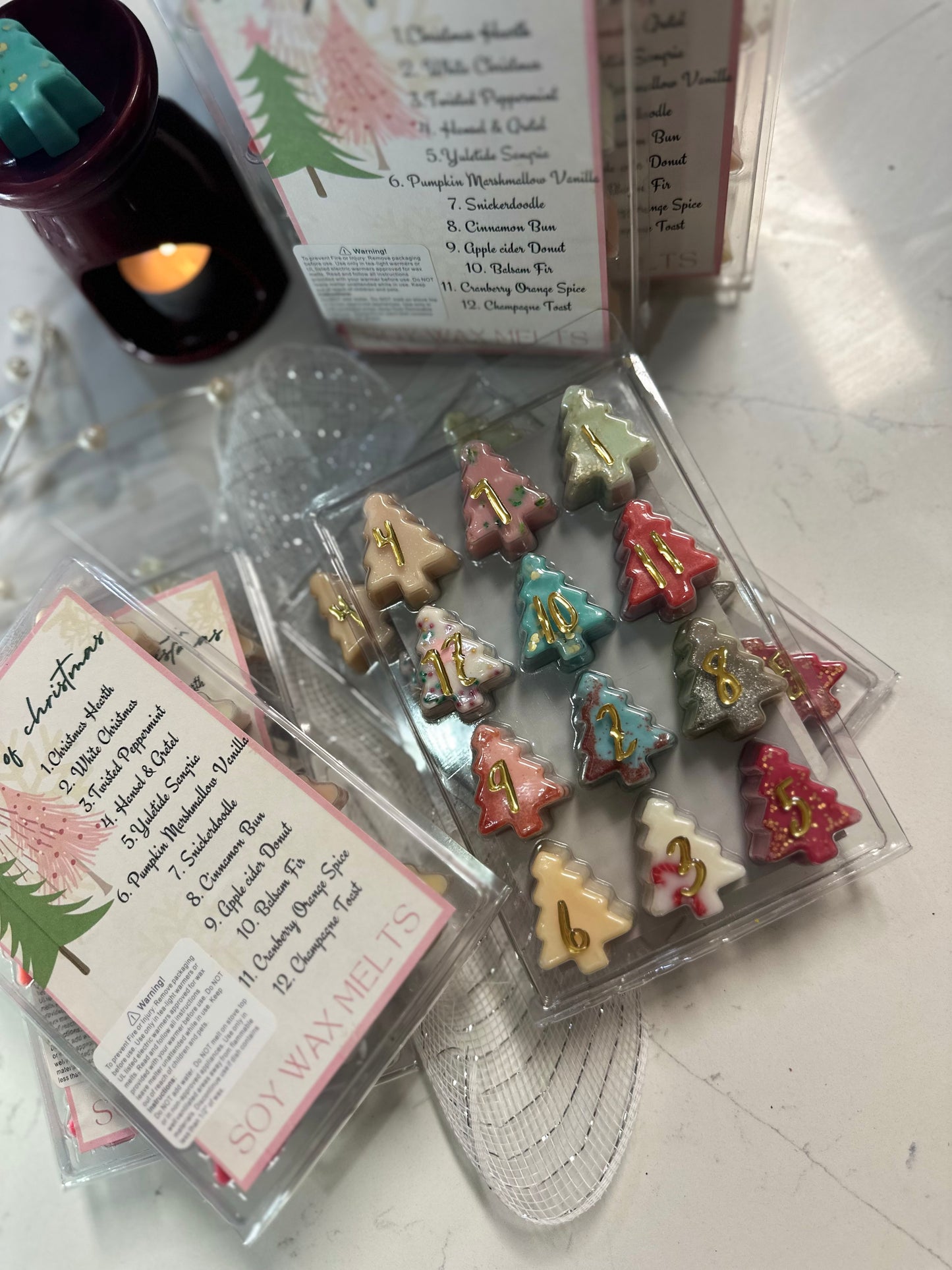 Christmas Advent Calendar Soy Wax Melts