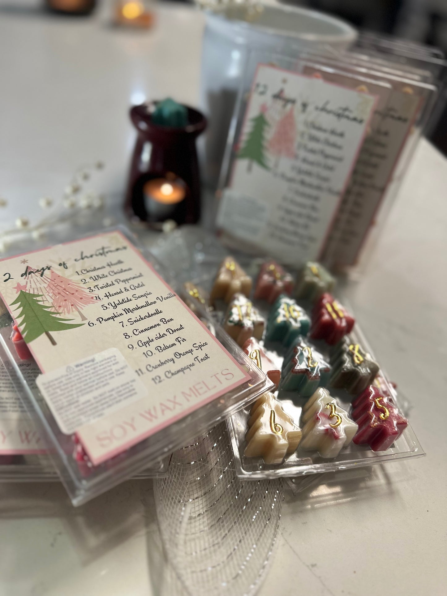 Christmas Advent Calendar Soy Wax Melts