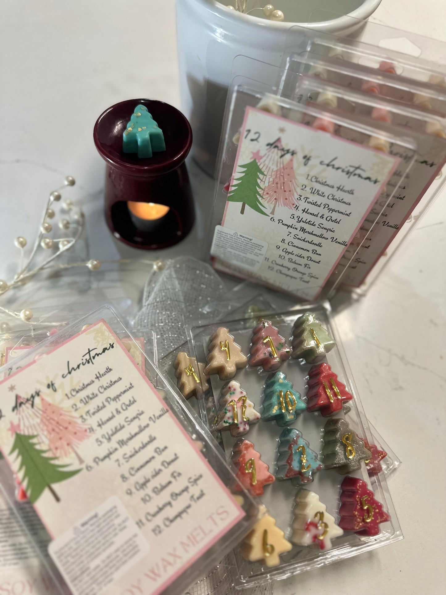 Christmas Advent Calendar Soy Wax Melts