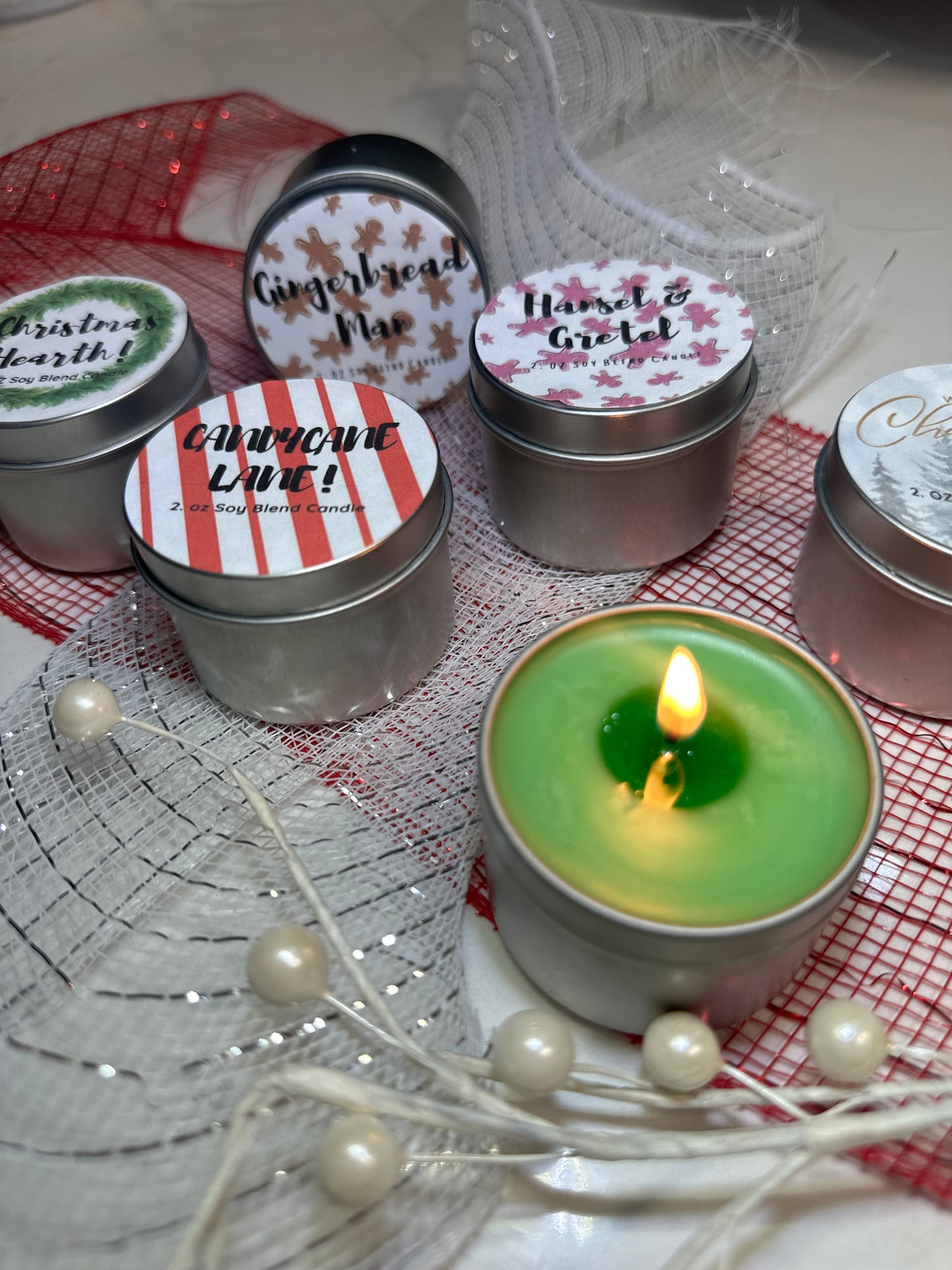 Christmas scented candle set!!