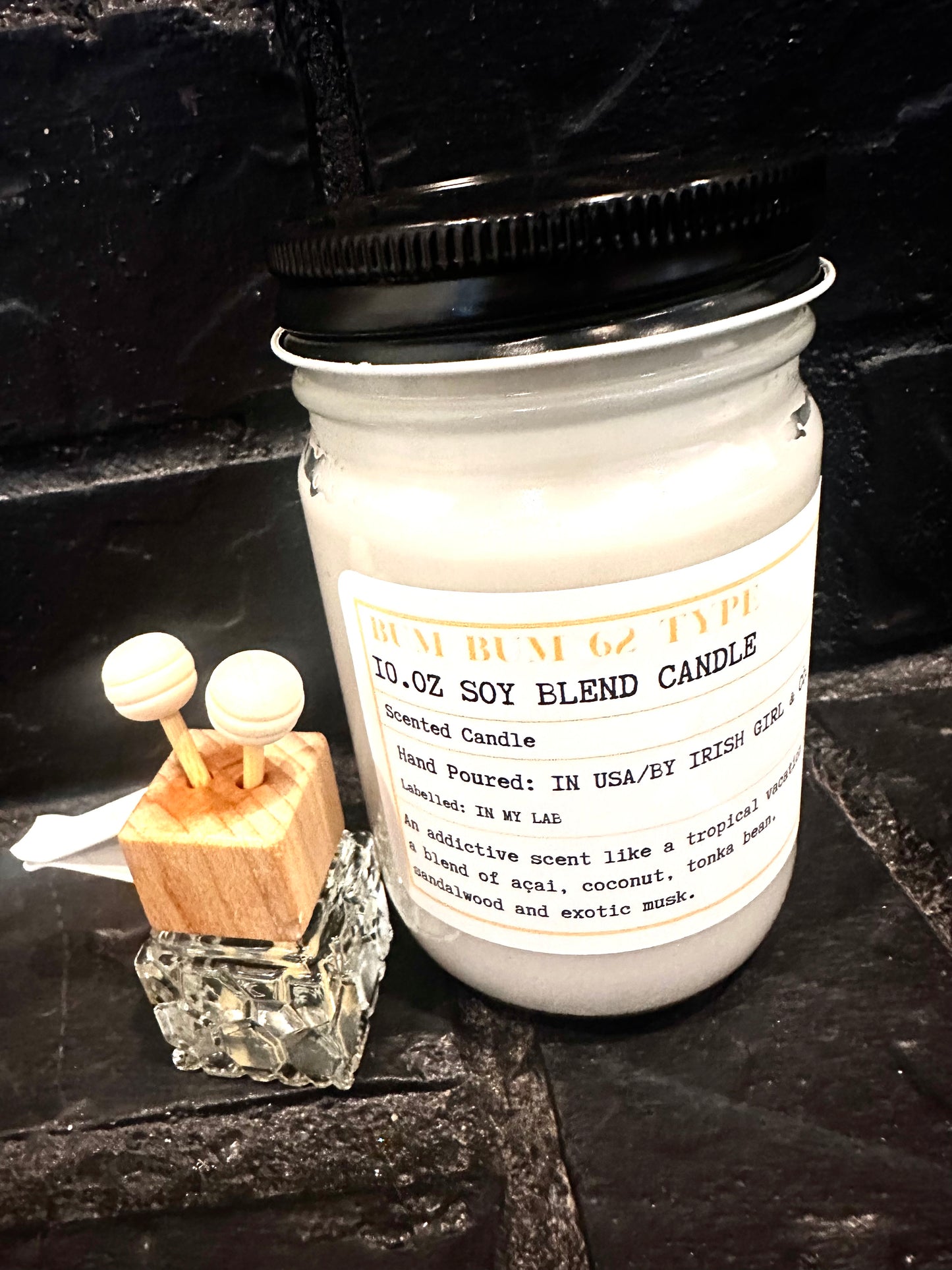 BUM BUM 62 TYPE Soy Blend Candle/Wax Melts & Diffuser